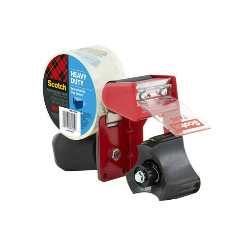 Scotch Heavy Duty Packaging Tape & Dispenser, Clear, 1.88" x 54.6 yd EasyOptionXY LLC