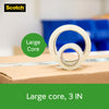 Scotch Tough Grip Packaging Tape 3 Rolls, Clear, 1.88in x 65.6yds Each, 196.9yds Total EasyOptionXY LLC