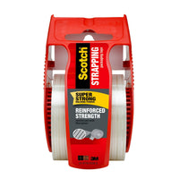 Scotch Reinforced Strength Shipping Strapping Tape, Clear, 1.88 in. x 360 in., 1 Dispenser EasyOptionXY LLC