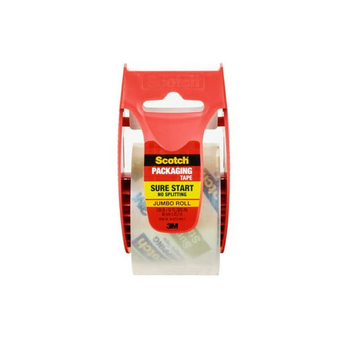 Scotch Sure Start Packaging Tape, Clear, 1.88" x 50 yd., 1 Total EasyOptionXY LLC