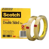 Scotch 665 Double-Sided Tape, 0.50 x 1296 Inches, Clear, Pack of 2 EasyOptionXY LLC