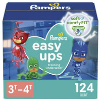 Pampers Easy Ups Training Underwear Boys Size 3T-4T, 124 Count EasyOptionXY LLC