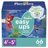Pampers Easy Ups Male Training Pants Size 4T-5T, 66 Count EasyOptionXY LLC