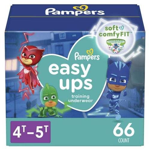 Pampers Easy Ups Male Training Pants Size 4T-5T, 66 Count EasyOptionXY LLC