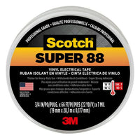 Scotch Electrical Tape, Black, 88 3/4 in. x 66 ft., 1 Roll EasyOptionXY LLC