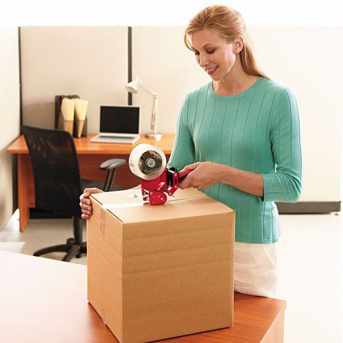 Scotch 3m/commercial Tape Div. Pistol Grip Packaging Tape Dispenser, 3" Core, Metal, Red EasyOptionXY LLC