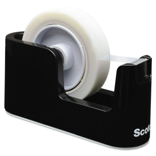 Scotch Heavy Duty Weighted Desktop Tape Dispenser, 1"/3" Core, Plastic, Black EasyOptionXY LLC