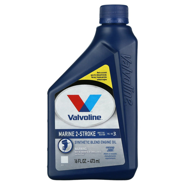 Valvoline 2-Stroke TC-W3 Certified Outboard Marine Conventional Motor Oil 16 Fluid Ounce EasyOptionXY LLC