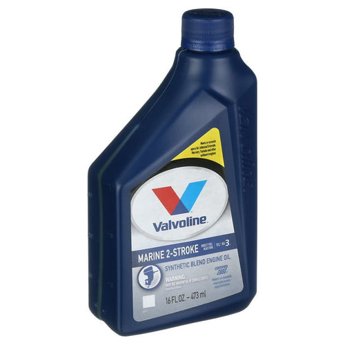 Valvoline 2-Stroke TC-W3 Certified Outboard Marine Conventional Motor Oil 16 Fluid Ounce EasyOptionXY LLC