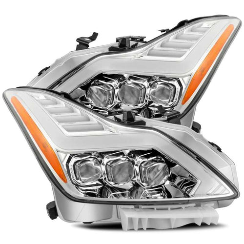AlphaRex 08-13 Infiniti G37/14-15 Q60 Coupe MK II NOVA-Series LED Projector Headlights Chrome OffRoadUSA.com