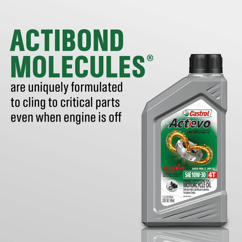 Castrol Actevo 4T 10W-40 Part Synthetic Motorcycle Oil, 1 Gallon EasyOptionXY LLC