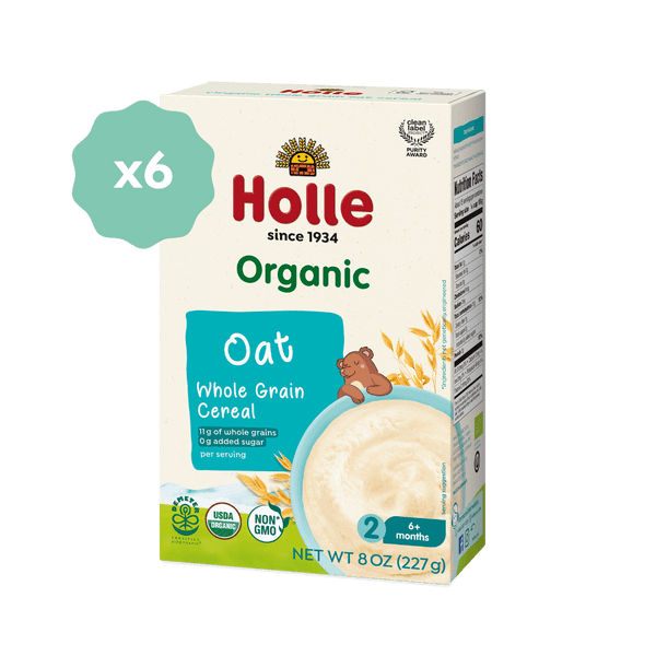 Holle Organic Whole Grain Oat Cereal - 6 Pack Holle USA