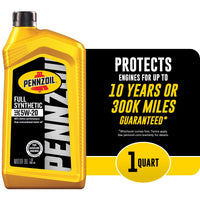 Pennzoil Full Synthetic 5W-20 Motor Oil, 1 Quart EasyOptionXY LLC