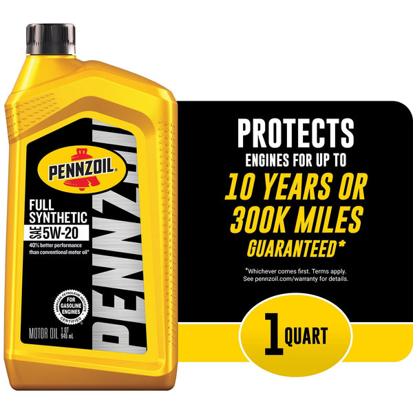 Pennzoil Full Synthetic 5W-20 Motor Oil, 1 Quart EasyOptionXY LLC