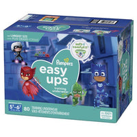 Pampers Easy Ups Training Underwear Boys Size 7 5T-6T, 80 Count EasyOptionXY LLC