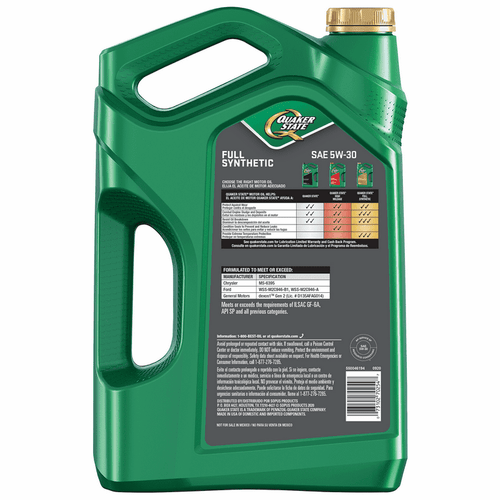 Quaker State Full Synthetic 5W-30 Motor Oil, 5-Quart EasyOptionXY LLC