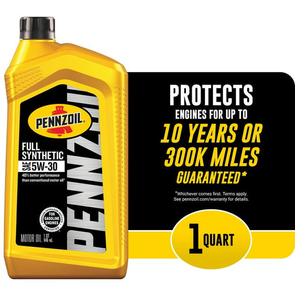 Pennzoil Full Synthetic 5W-30 Motor Oil, 1 Quart EasyOptionXY LLC