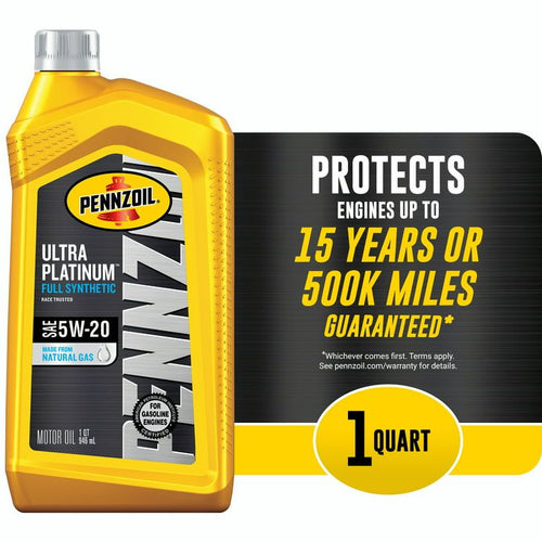 Pennzoil Ultra Platinum 5W-20 Full Synthetic Motor Oil, 1 Quart EasyOptionXY LLC