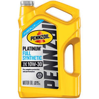 Pennzoil Platinum Full Synthetic 10W-30 Motor Oil, 5-Quart EasyOptionXY LLC