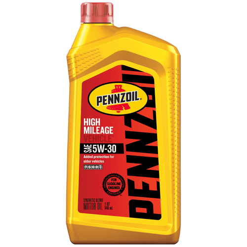 Pennzoil High Mileage 5W-30 Motor Oil for Vehicles over 75K Miles, 1 Quart EasyOptionXY LLC