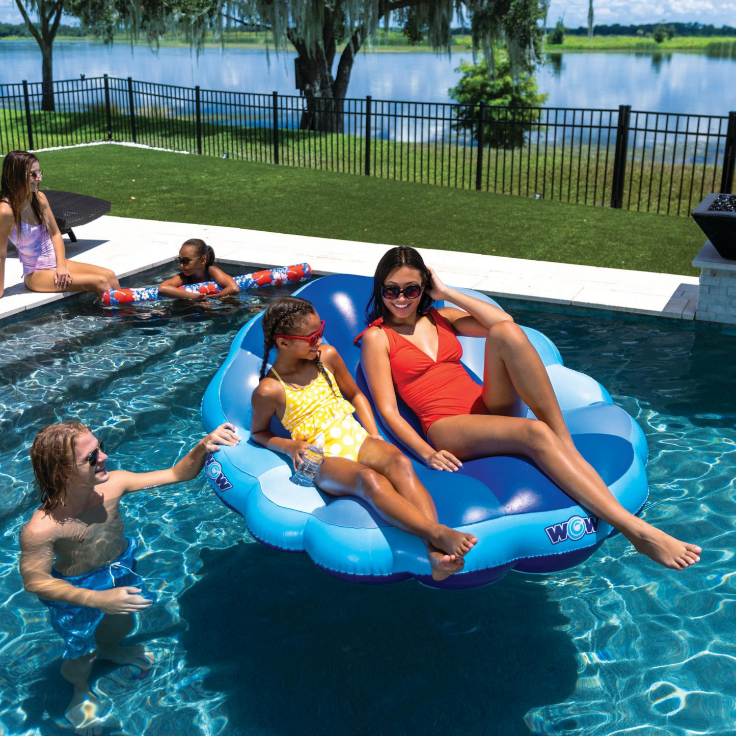WOW Sports Indigo Mermaid Shell Lounger Float Jupiter Gear
