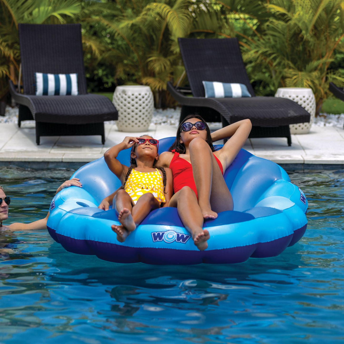 WOW Sports Indigo Mermaid Shell Lounger Float Jupiter Gear