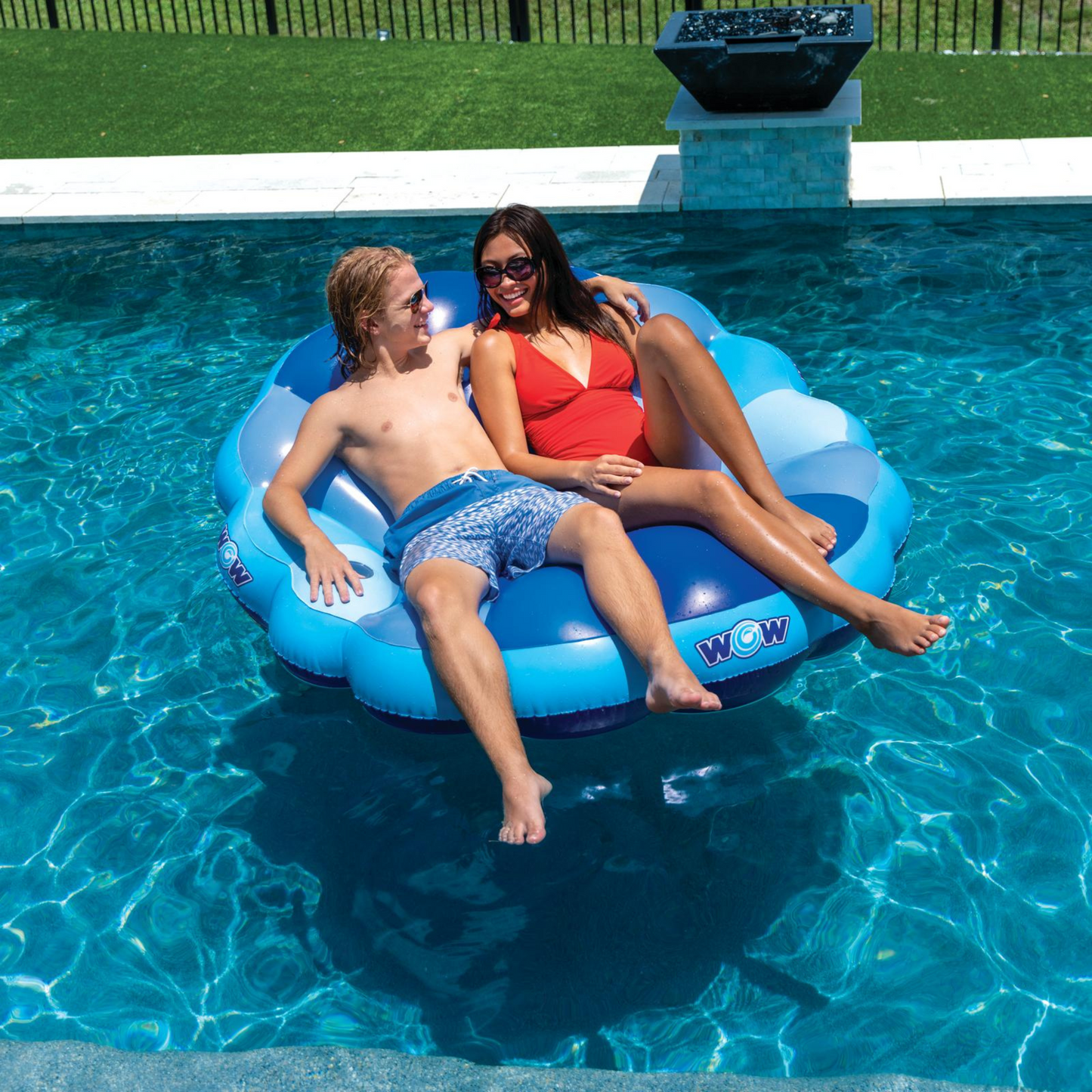 WOW Sports Indigo Mermaid Shell Lounger Float Jupiter Gear