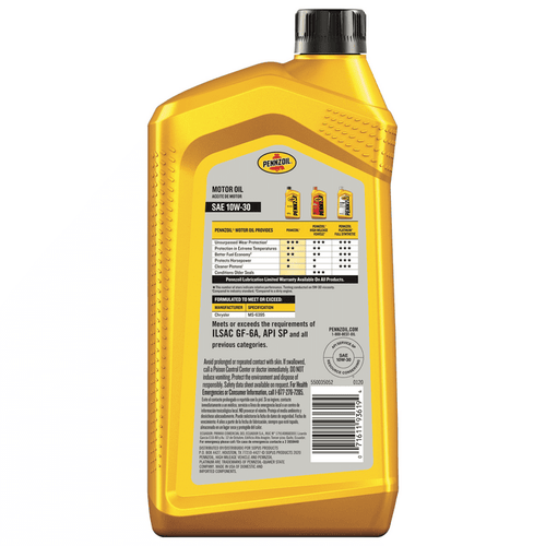 Pennzoil Conventional 10W-30 Motor Oil, 1-Quart EasyOptionXY LLC