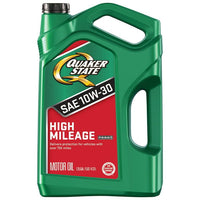 Quaker State High Mileage 10W-30 Synthetic Blend Motor Oil, 5 Quart EasyOptionXY LLC