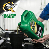 Quaker State High Mileage 10W-30 Synthetic Blend Motor Oil, 5 Quart EasyOptionXY LLC