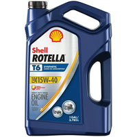 Shell Rotella T6 Full Synthetic 15W-40 Diesel Engine Oil, 1 Gallon EasyOptionXY LLC