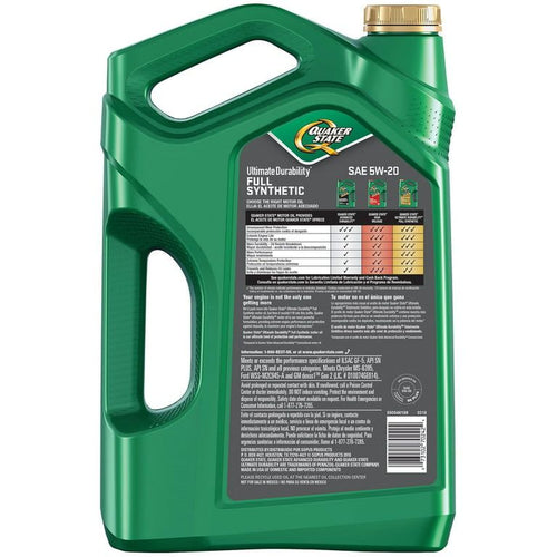 Quaker State Full Synthetic 5W-20 Motor Oil, 5-Quart EasyOptionXY LLC
