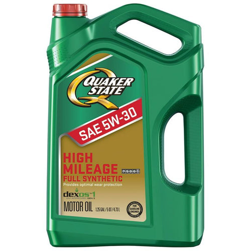 Quaker State Full Synthetic Dexos High Mileage 5W-30 Motor Oil, 5 Quart EasyOptionXY LLC