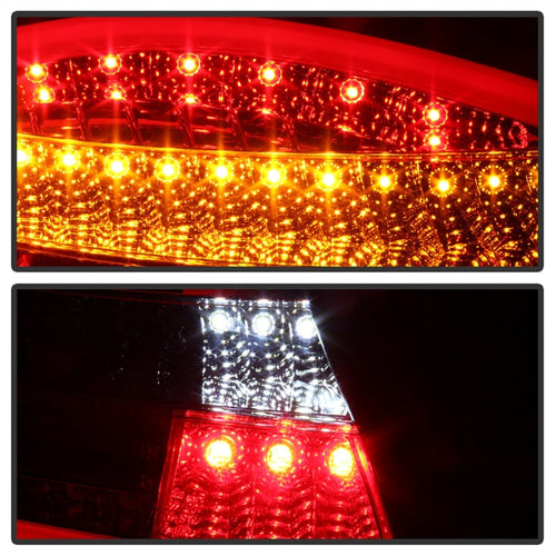 Spyder Porsche 987 Cayman 06-08 / Boxster 05-08 LED Tail Lights - Red Clear ALT-YD-P98705-LED-RC OffRoadUSA.com