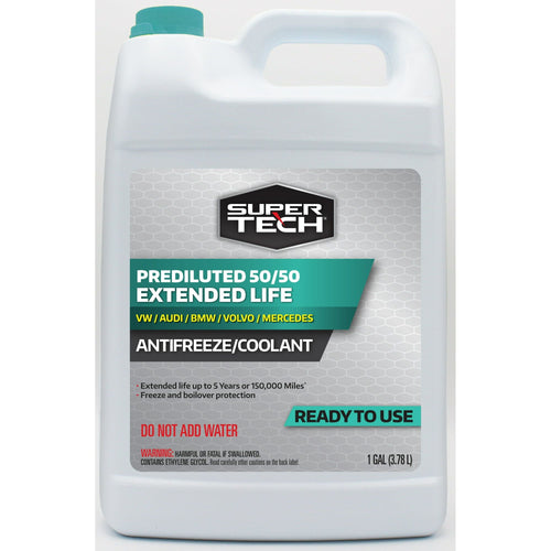 Super Tech European (Teal) Antifreeze+Coolant: Ready to Use, 1 gal 50/50 EasyOptionXY LLC