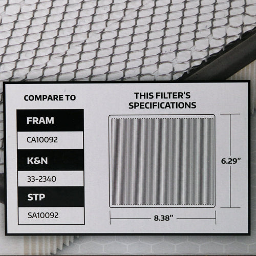Super Tech 1300 Engine Air Filter, Replacement Filter for Ford EasyOptionXY LLC
