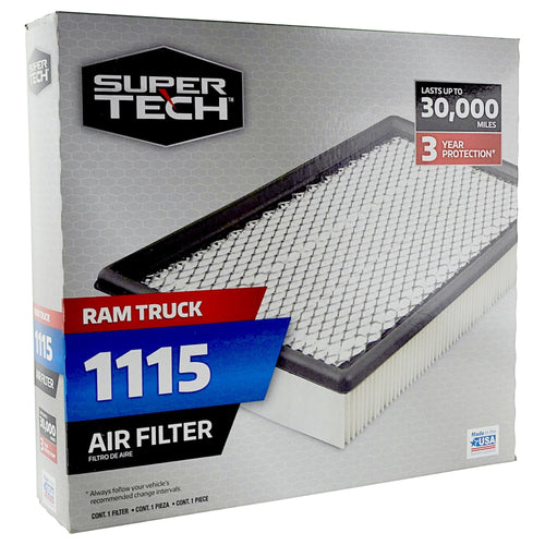Super Tech 1115 Engine Air Filter, Replacement Filter for Chrysler or Ram Truck EasyOptionXY LLC