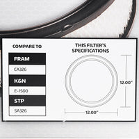 Super Tech 1595 Engine Air Filter, Replacement Filter for GM or GM Truck EasyOptionXY LLC