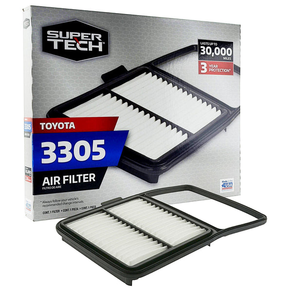 Super Tech 3305 Engine Air Filter, Replacement Filter for Toyota EasyOptionXY LLC