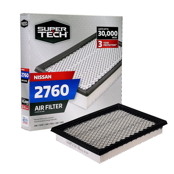 Super Tech 2760 Engine Air Filter, Replacement Filter for Nissan EasyOptionXY LLC