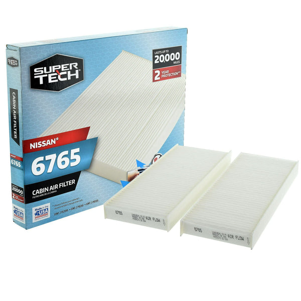 Super Tech 6765 Cabin Air Filters, Replacement Air/Dust Filter for Nissan EasyOptionXY LLC
