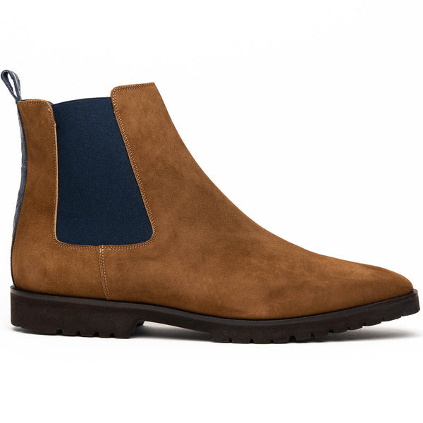 Zelli Italia Zelli Italia 46-210-CGN GIANNA Suede Chelsea Boot, Cognac