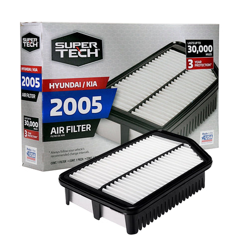 Super Tech 2005 Engine Air Filter, Replacement Filter for Hyundai and Kia EasyOptionXY LLC