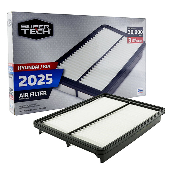 Super Tech 2025 Engine Air Filter, Replacement Filter for Hyundai and Kia EasyOptionXY LLC