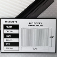 Super Tech 2025 Engine Air Filter, Replacement Filter for Hyundai and Kia EasyOptionXY LLC