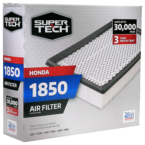 Super Tech 1850 Engine Air Filter, Replacement Filter for Honda EasyOptionXY LLC