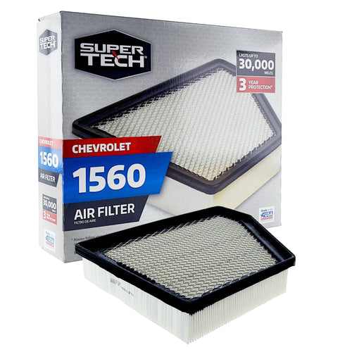 Super Tech 1560 Engine Air Filter, Replacement Filter for GM or Chevrolet EasyOptionXY LLC