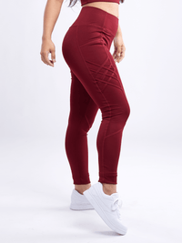 JupiterGear High-Waisted Criss-Cross Training Leggings with Hip Pockets Jupiter Gear