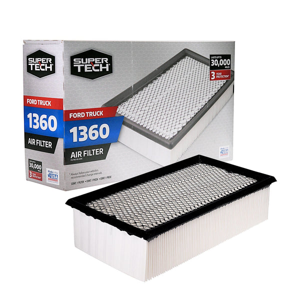 Super Tech 1360 Engine Air Filter, Replacement Filter for Ford or Ford Truck EasyOptionXY LLC