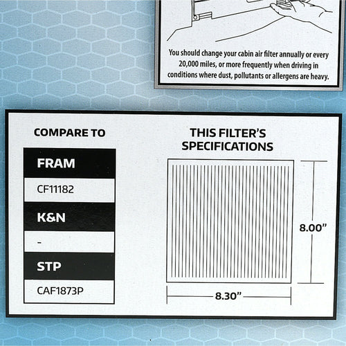 SuperTech Cabin Air Filter 5760, Replacement Air/Dust Filter for Honda EasyOptionXY LLC
